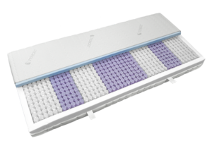 Detailansicht der Federn der Taschenfederkernmatratze Deluxe